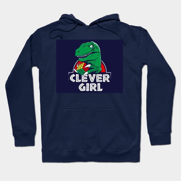 Clever Girl Play Rubik Hoodie by Alvon Ronny Is Mine Art.Co